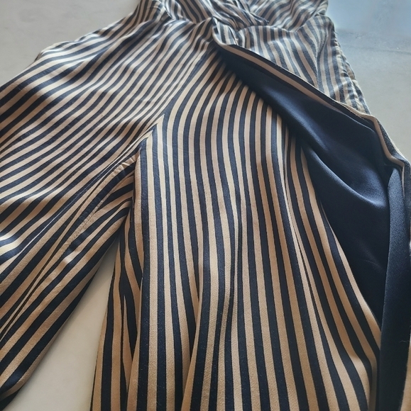 Jonathan Simkhai Wrap-Effect Jumpsuit, Size 6, Blue | Khaki, NWT - Picture 15 of 16